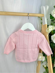 Name It Baby Girl Organic Cotton Rosebud Cardigan - 2 Colours