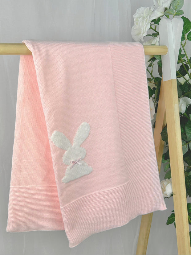 Pex Pink Bunny Blanket