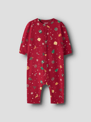 Name It Baby Red Christmas Babygrow (0M-18M)