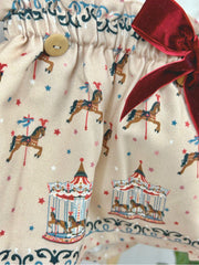 Pex Girls 'Carousel' Pinafore Dress & Bloomers (0M-2Y)