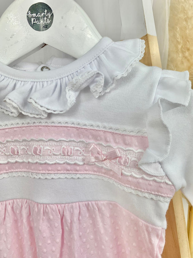 Baby Girl Ruffles & Lace Babygrow