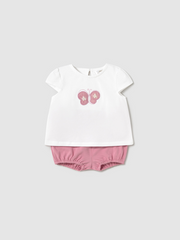 Mayoral Baby Girl Double Shorts Pack - Hibiscus