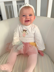 Mayoral Baby Girl Multi-Colour Fairy Romper Tutu & Headband (1M-18M)