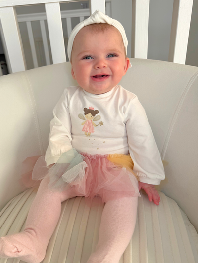 Mayoral Baby Girl Multi-Colour Fairy Romper Tutu & Headband (1M-18M)