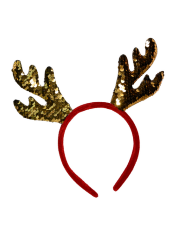 Festive Sequin Antlers