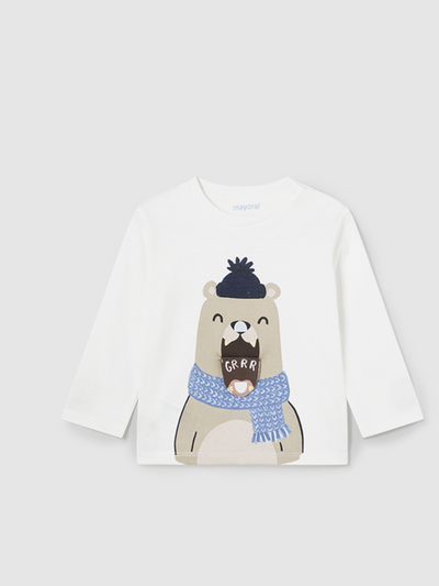 Mayoral Toddler Boy Bear Top - 2 Colours