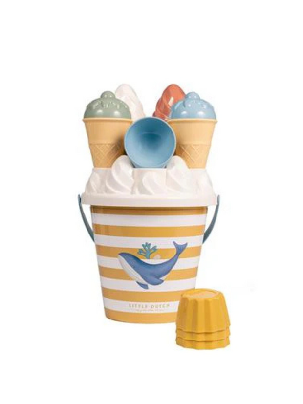 Little Dutch Ice Cream Bucket Set - Ocean Dreams Blue