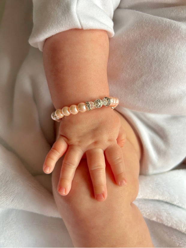 Baby Pearl Bracelet - Pink