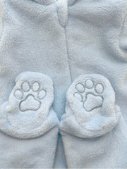 Pex Blue Fluffy Sleepsuit (NB-6M)