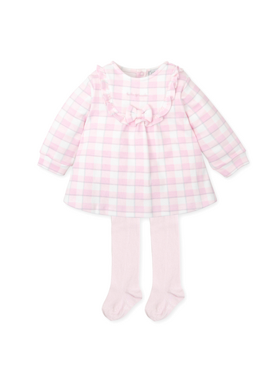 Tutto Piccolo Baby Girl Check Dress & Tights