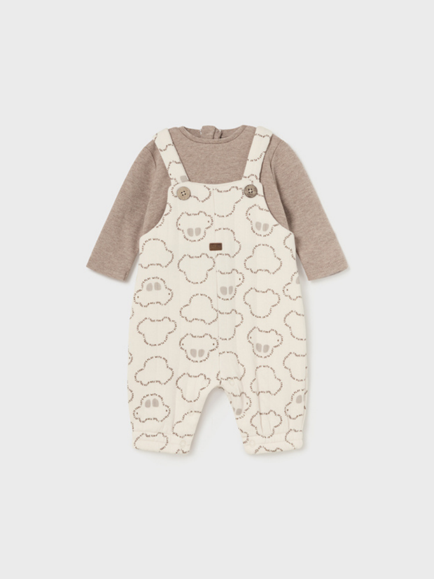 Mayoral Baby Boy Neutral Dungaree Set