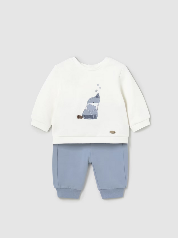 Mayoral Baby Boy Elephant 2-Pack Outfit Set - 2 Colours