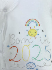 Unisex 'Born In 2025' Babygrow