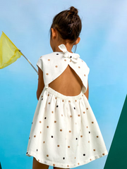 Mayoral Junior Girl Polka Dot Dress