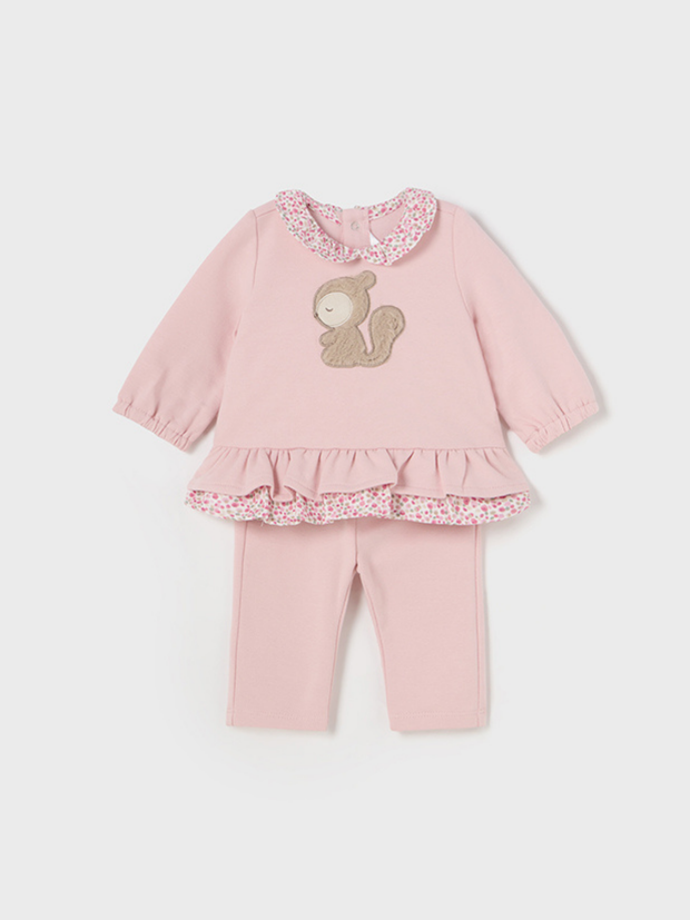 Mayoral Baby Girl Squirrel Outfit Set