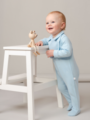 Caramelo Kids Blue Star Babygrow & Bib