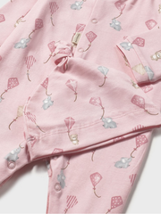 Mayoral Baby Girl Pink Kite Babygrow & Hat