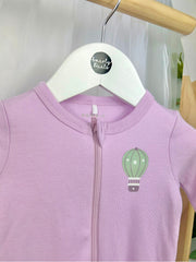 Name It Baby Girl 2 Pack Babygrows - Balloon & Polkadot