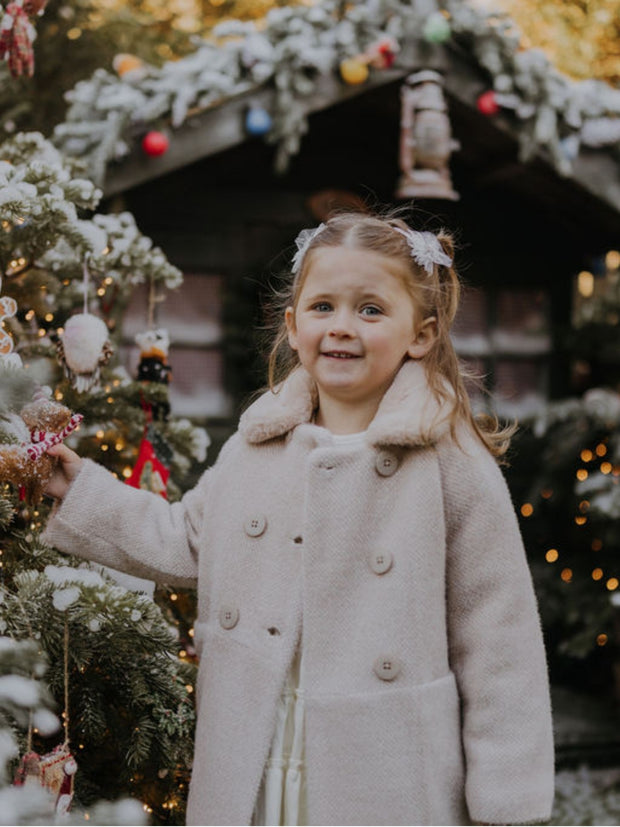 Mayoral Junior Girl Cream Knitted Jacket (3Y-8Y)