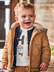 Mayoral Toddler Boy Long Sleeved 'Hi' Top