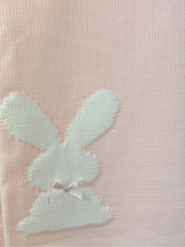Pex Pink Bunny Blanket