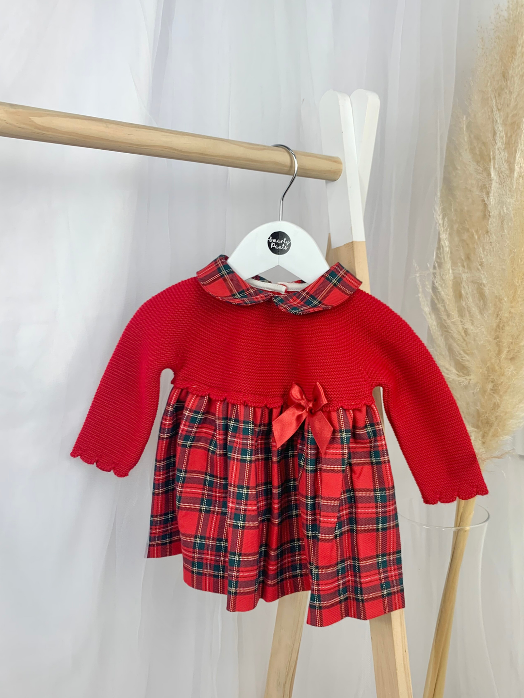 Newborn tartan dress hotsell