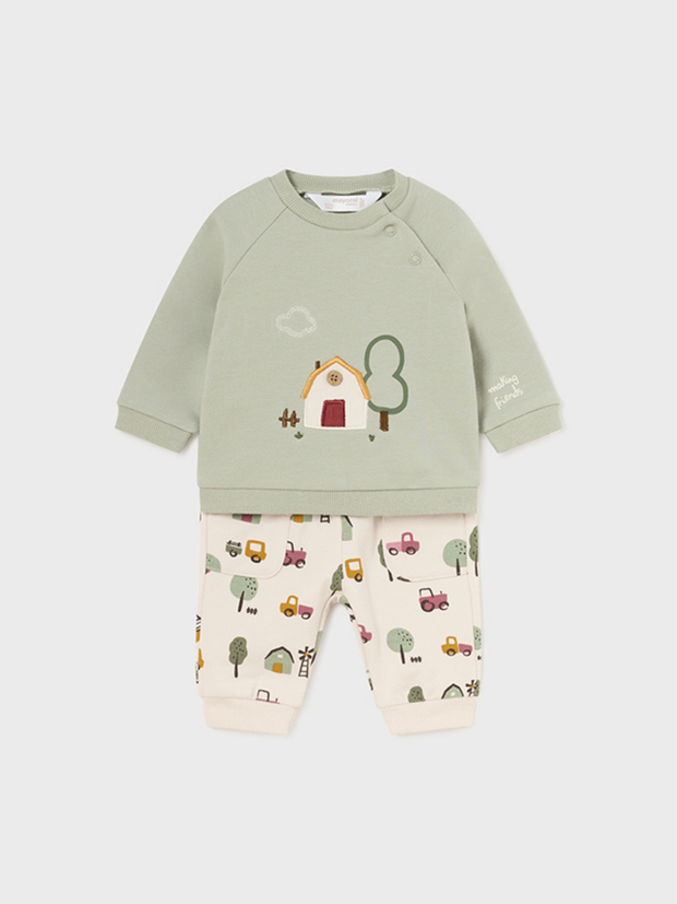 Mayoral Baby Boy 2 Pack Farm Outfit Sets - 2 Colours