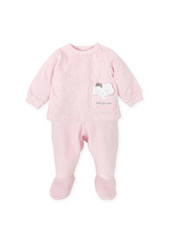 Tutto Piccolo Baby Girl Elephant Two Piece Set