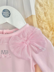 Mintini Baby Girl Bow Babygrow