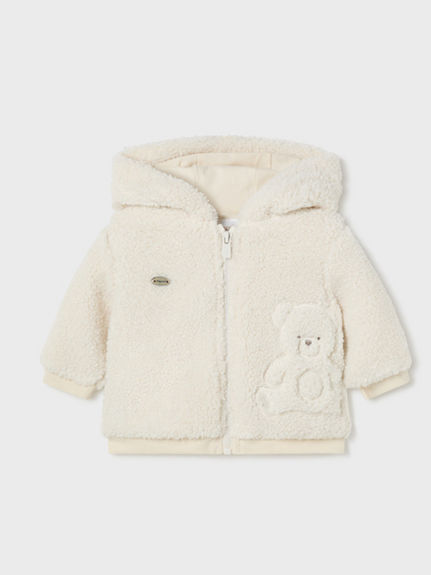 Teddy zip up sweater sale
