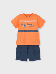 Mayoral Junior Boy 'Palm Trees' Shorts Set - 3 Colours