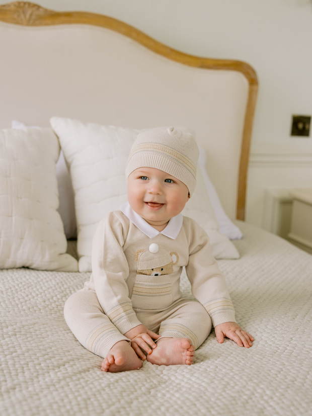 Emile et Rose Hudson Knitted Teddy Outfit - 2 Colours