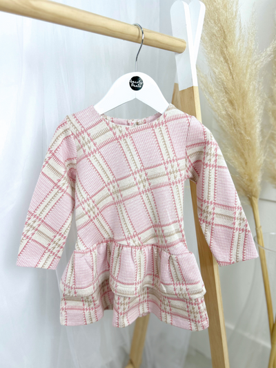 EMC Girls Woven Pink Check Dress