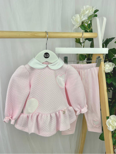 Deolinda Girl Pink Legging Set (6M-4Y)