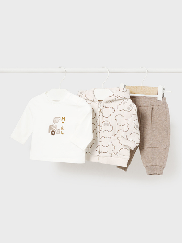 Mayoral Baby Boy Neutral Tracksuit