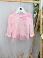 Mintini Girls Pink Diamante Legging Set (12M - 5Y)