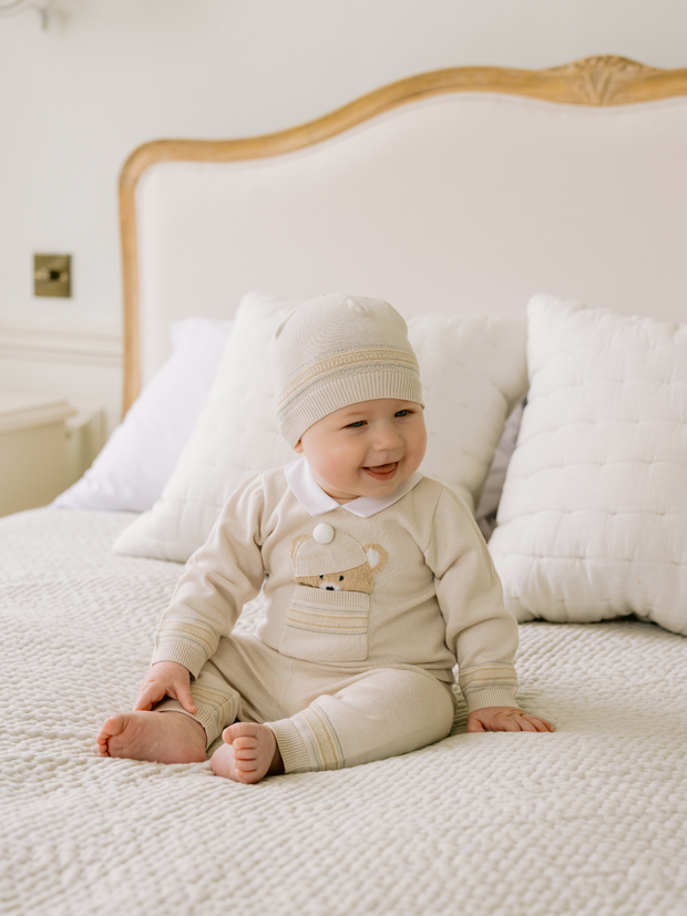 Emile et Rose Hudson Knitted Teddy Outfit - 2 Colours