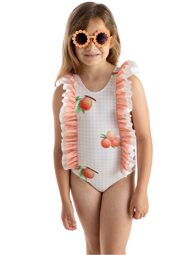 Meia Pata Peaches Amalfi Frill Swimsuit