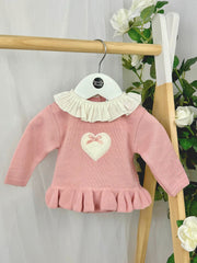 Pex Girls 'Cecily' Pink Top & Trousers Set (0M-18M)