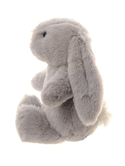 Ziggle Grey Bunny Soft Toy