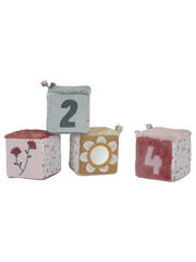 Little Dutch Soft Blocks Set of 4 - Flowers & Butterflies