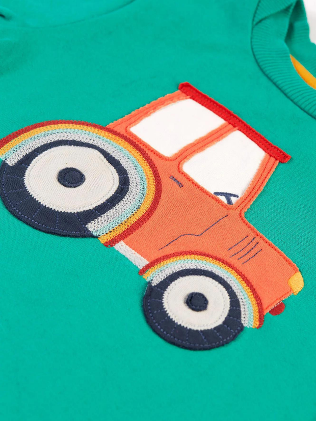 Frugi Organic Cotton Easy On Tractor Jumper