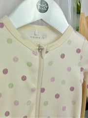 Name It Baby Girl 2 Pack Babygrows - Balloon & Polkadot