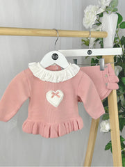 Pex Girls 'Cecily' Pink Top & Bloomers (0M-2Y)