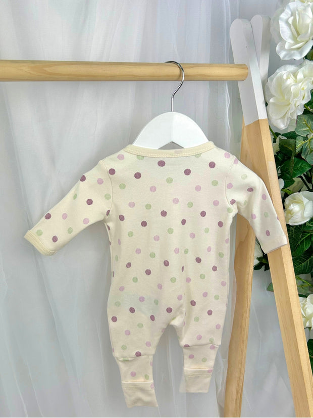 Name It Baby Girl 2 Pack Babygrows - Balloon & Polkadot