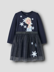 Name It Girls Navy Elsa Dress (18M- 8Y)