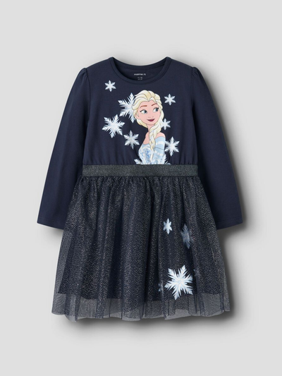 Name It Girls Navy Elsa Dress (18M- 8Y)