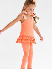 Girls 'Shona' 3 Piece Outfit Set - Coral