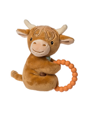 Hetty Highland Cow Teether Rattle
