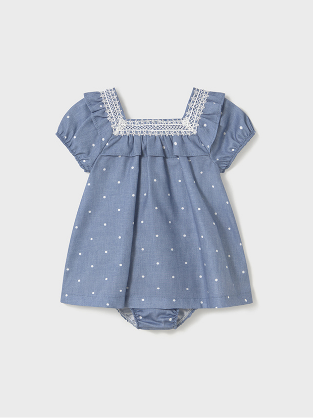 Mayoral Toddler Girl Polka Dot Dress - 2 Colours